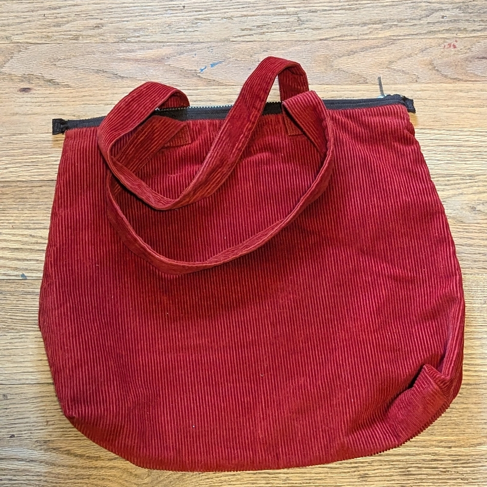 Patch nyc by Ross and Carney Corduroy Purse with Retro Deer Head Patch - Picture 2 of 6